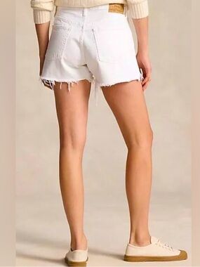 Women’s Polo Ralph Lauren Denim Shorts Size 33 Color White